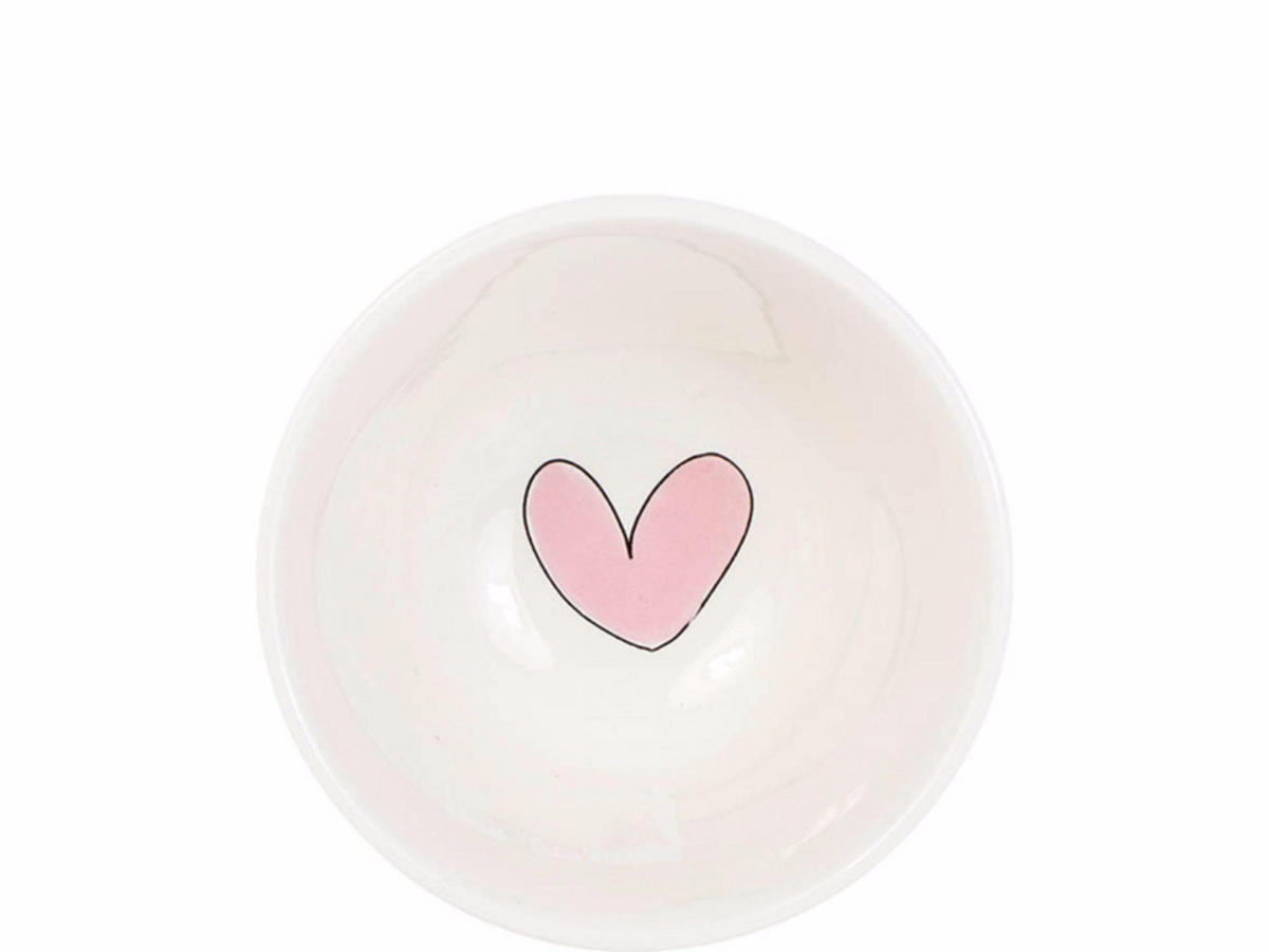 SCHALE Punkt in Rosa - 14cm - Multicolor, Keramik (14.3/9/14.3cm) - Blond Amsterdam