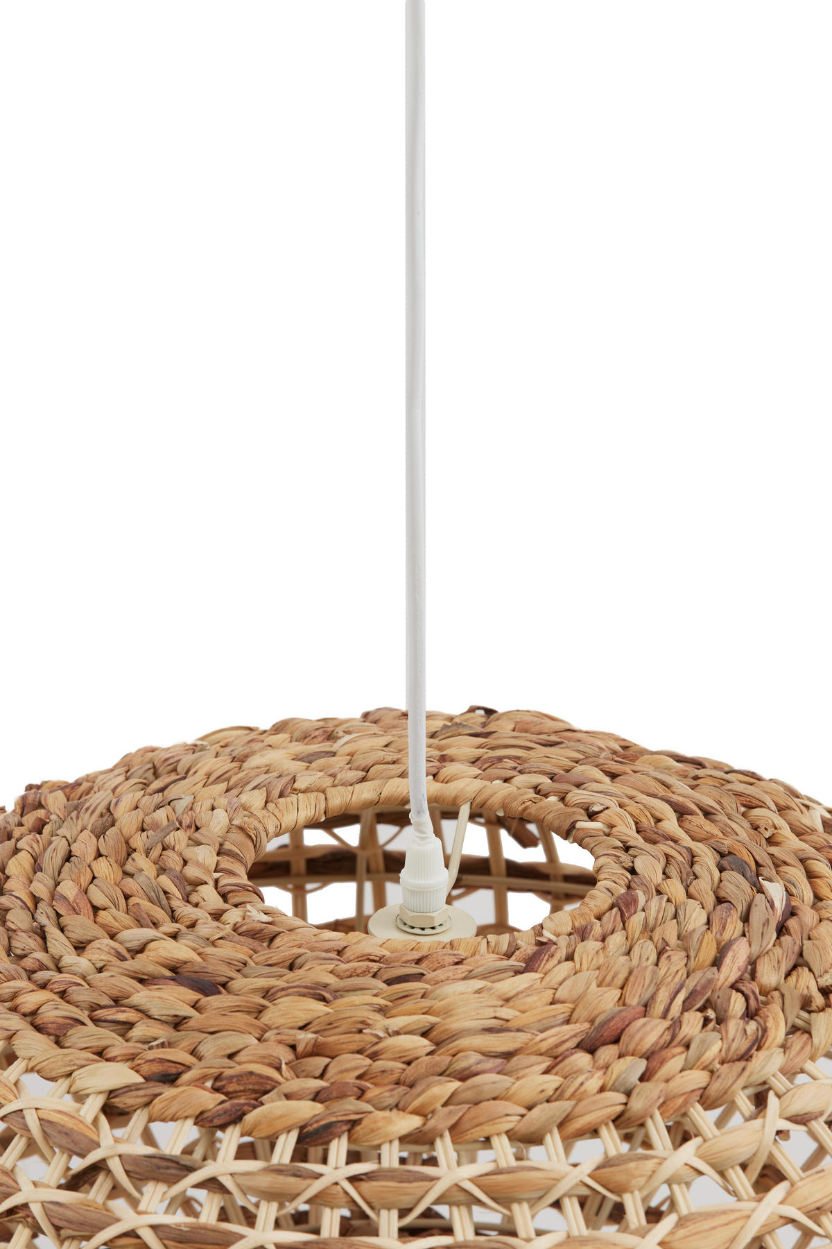 HÄNGELAMPE Tripoli Braun Ø50/23,5 cm - Braun, Holz (50/50/23.5cm) - Light & Living