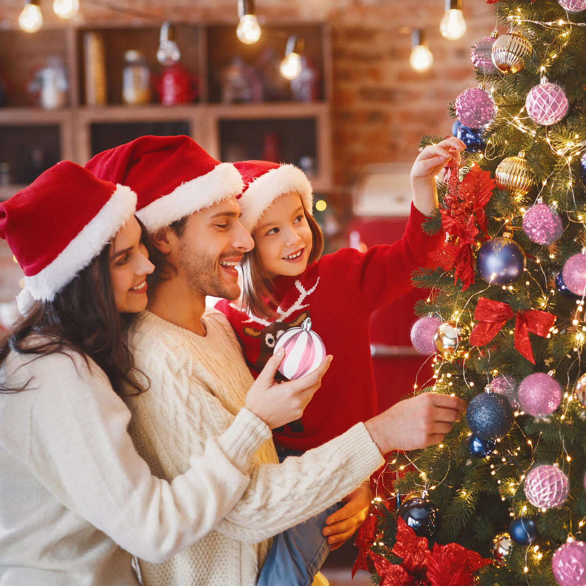 101-tlg.WEIHNACHTSKUGELN-SET - Rosa, Kunststoff (20/19/2.5cm) - Relaxdays