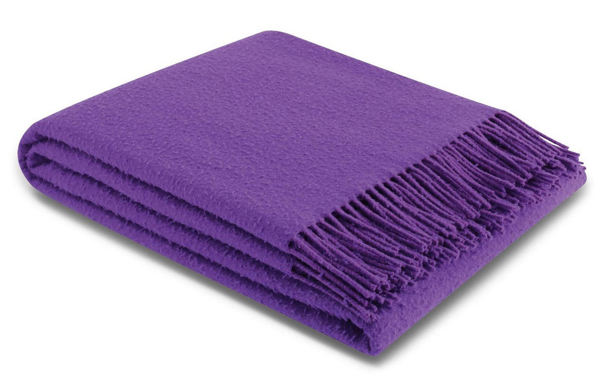 TAGESDECKE purple 130 x 170cm - Lila, Textil (130/170cm) - Biederlack