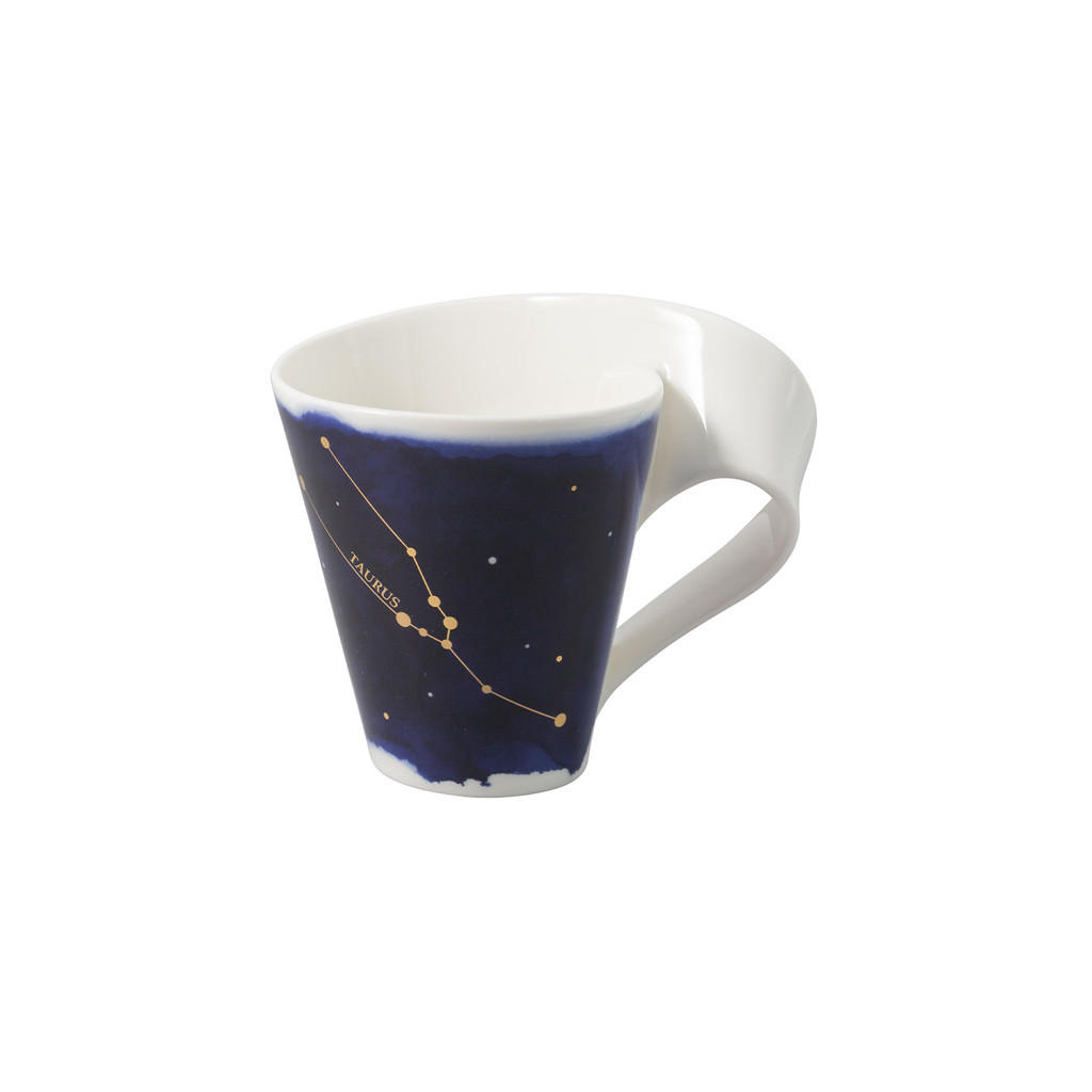 TASSE STIER NewWave Stars weiß-blau 300 ml - Blau/Weiß, Keramik (0.3L) - Villeroy & Boch