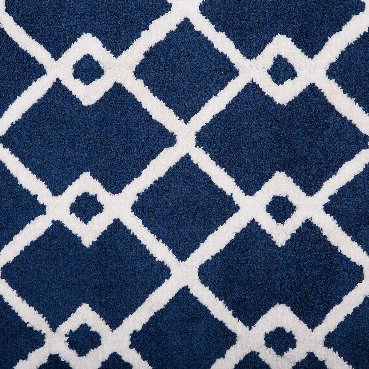 KURZFLOR-TEPPICH Serres 230/160 cm - Blau, Kunststoff (160/230cm) - Beliani