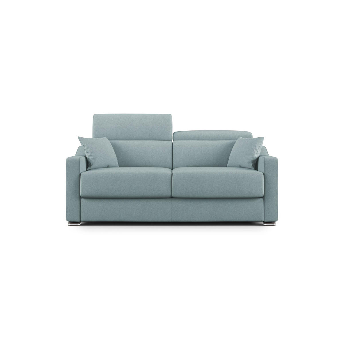 SCHLAFSOFA Amber - Hellblau, Textil (171/100/98cm) - Divani.store