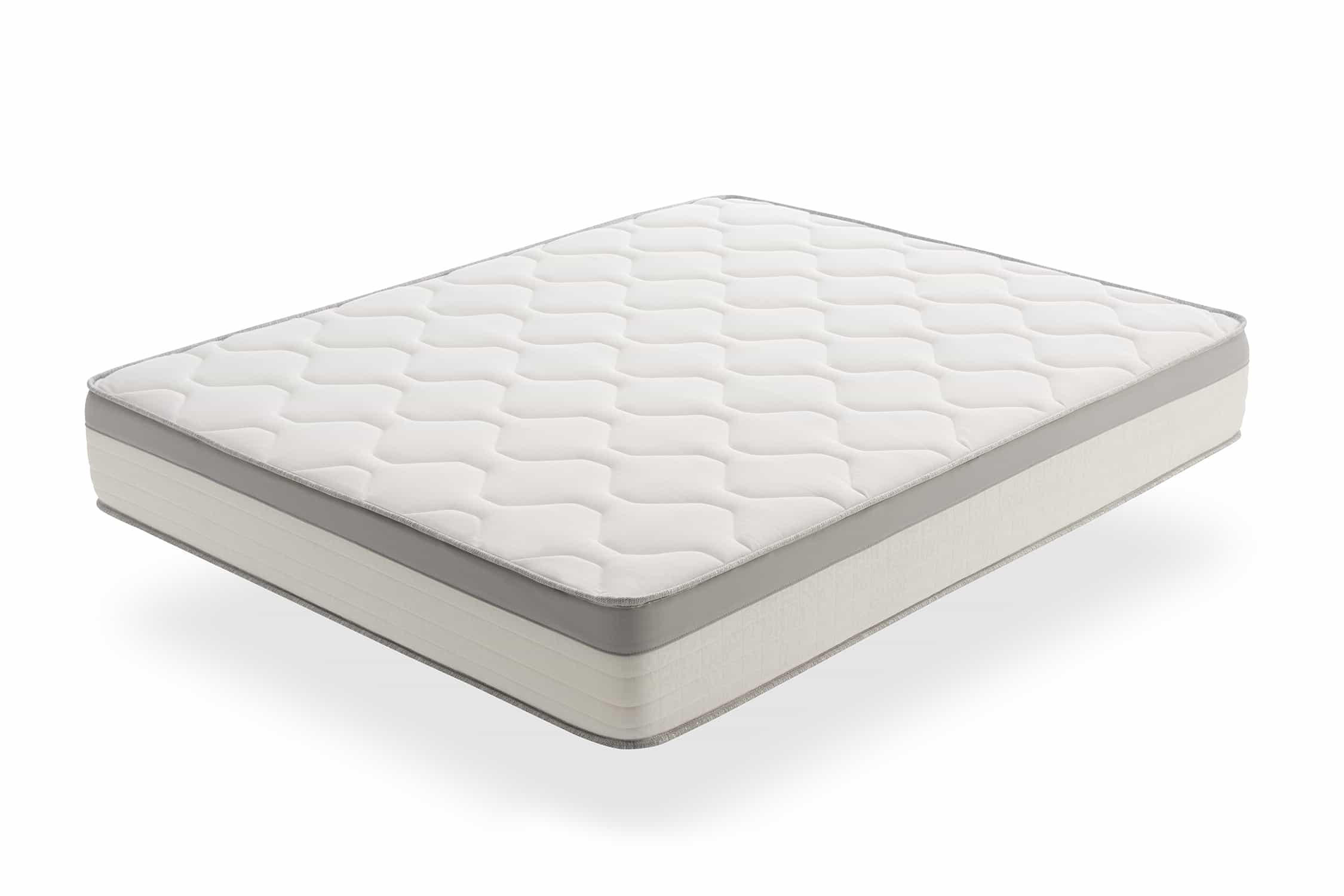 MATRATZE Spring Max Taschenfederkern 22cm, 160x200cm - Weiß, Textil (160/200cm) - Moonia