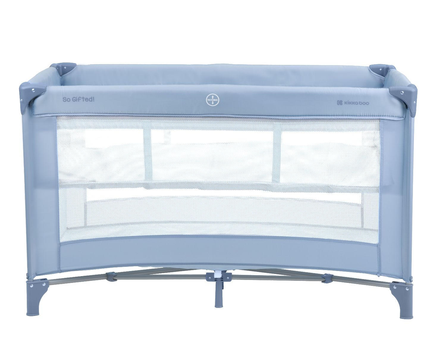 REISEBETT So Gifted blau alt 2 Ebenen Matratze, Tragetasche, Öffnung - Blau, Kunststoff (65/125cm) - Kikka boo