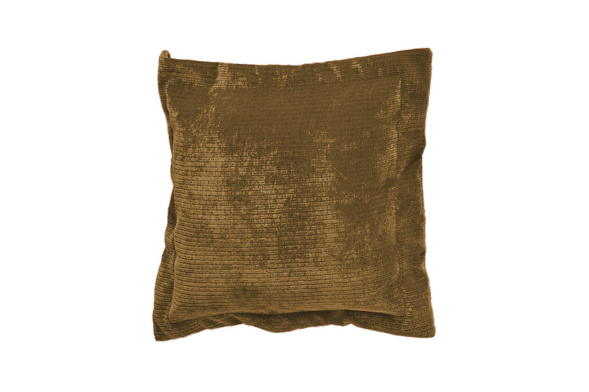 FLATTERKISSEN GROSS SEPHI Cord - Braun, Textil (95/95cm) - KAWOLA