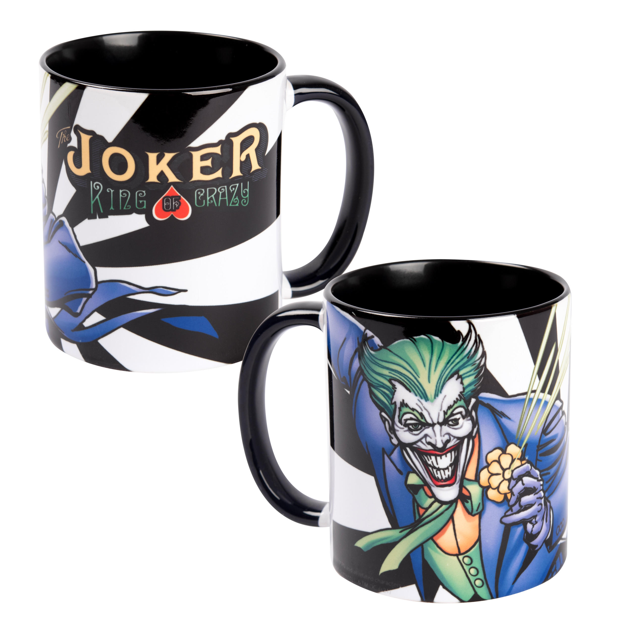 KAFFEEBECHER DC Comics Joker King of Crazy Schwarz 320 ml - Multicolor, Keramik (0.32L) - DC Comics