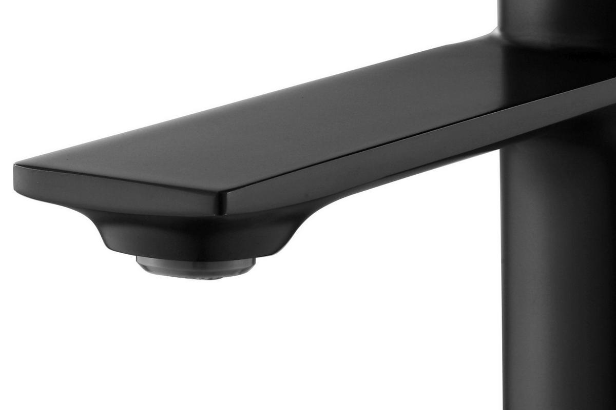WASCHBECKENARMATUR Rea Storm Black High - Schwarz, Metall (4.2/29.5/18.5cm) - REA