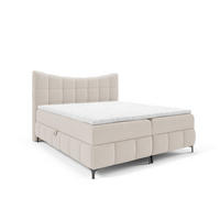 BOXBETT Charles In Aragon - Weiß, Holzwerkstoff/Textil (120/200cm) - Fun Möbel