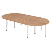 KONFERENZTISCH-SETS Serie-K 160/320/74 cm in Nussbaumfarben - Nussbaumfarben, Holzwerkstoff (160/320/74cm) - bümö