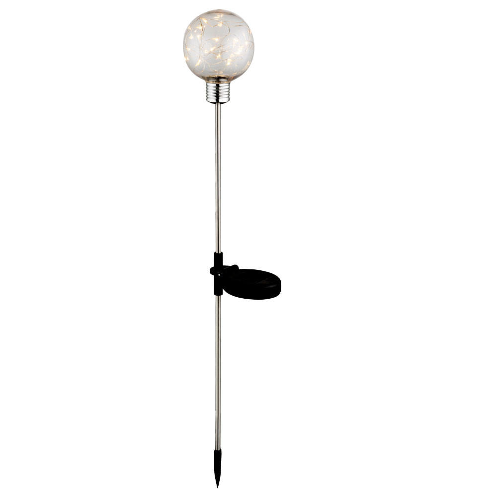 LED WEGELEUCHTE Edelstahl Silber - Silberfarben, Metall (72/10/72cm)