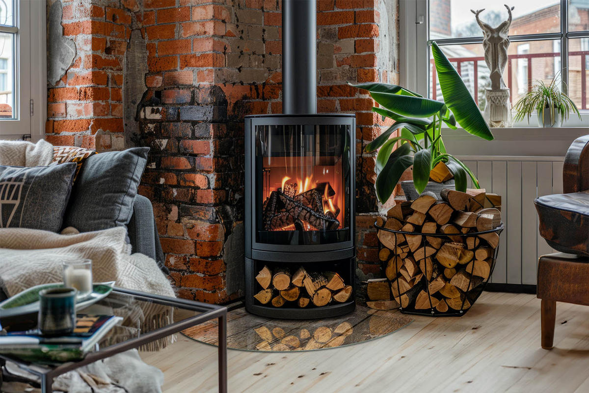 GLASPLATTE für Kamin 100x100 cm - Beige, Glas (100/100/0.4cm) - TULUP