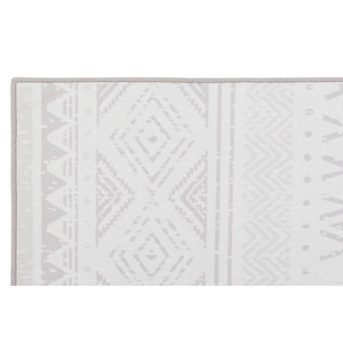 TEPPICH Beige Weiß Ikat (200 x 290 x 0,4 cm) - Beige, Kunststoff (200/290cm) - DKD Home Decor