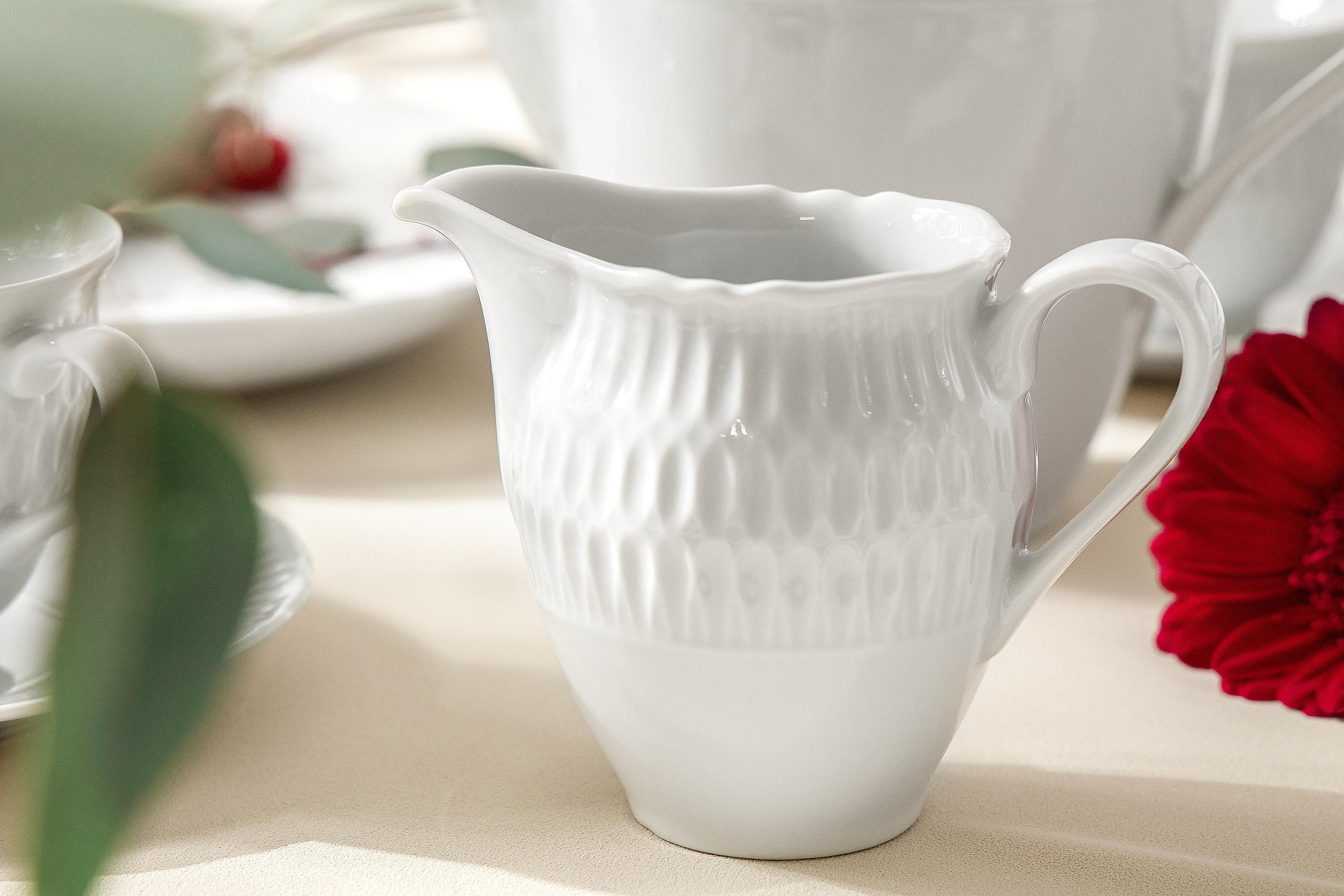 MILCHKÄNNCHEN CMIELOW SOFIA aus Porzellan - Weiß, Keramik (0.25L) - KONSIMO®