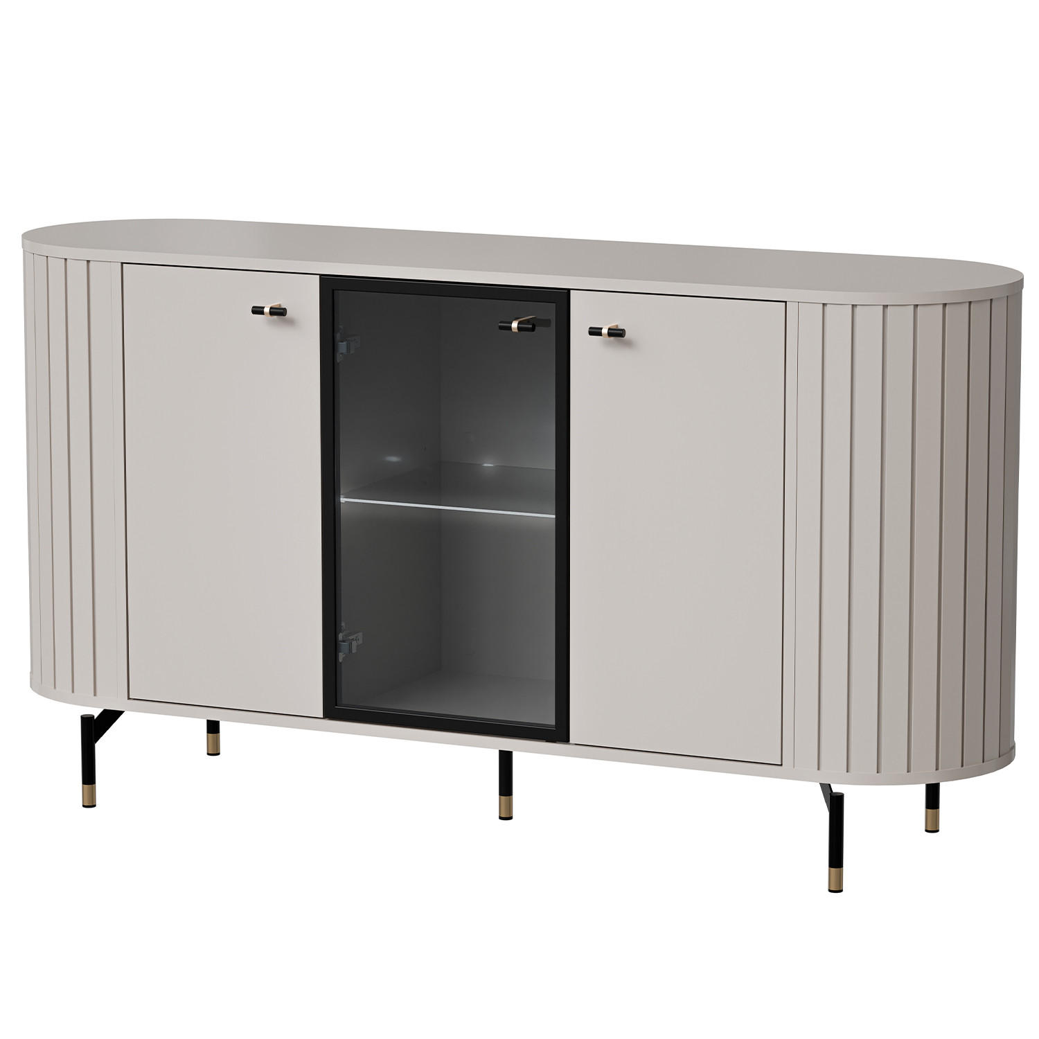 Beautysofa Kommode Kaschmir 150x81x40 cm