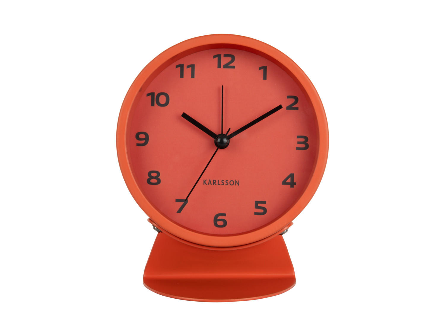 WECKER Cool Retro Orange 11/11/13 cm - Orange, Metall (11/13/11cm) - Karlsson