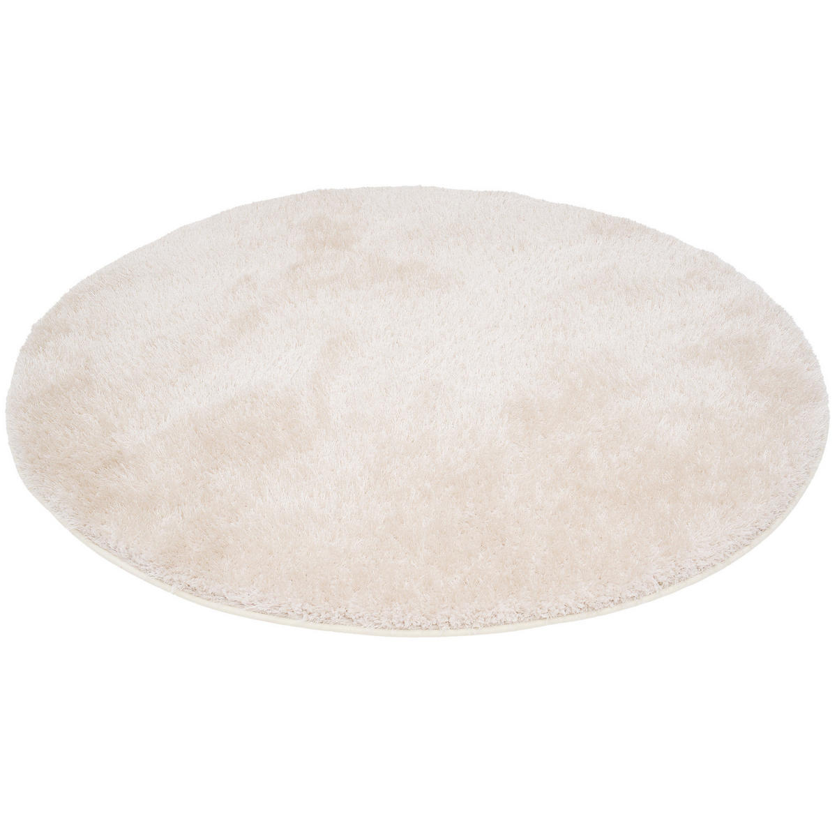HOCHFLOR SHAGGY TEPPICH FEELING MIX RUND - Beige, Textil (100/100cm) - Snapstyle