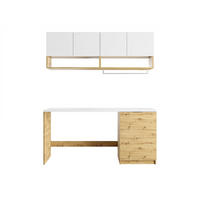 WASCHMASCHINENMÖBEL - 182 cm x 60 cm - Holz, Platte - Naturfarben Hell, Weiß - NATAJI - Naturfarben/Weiß, Holz (182/88/60cm) - Vente-Unique