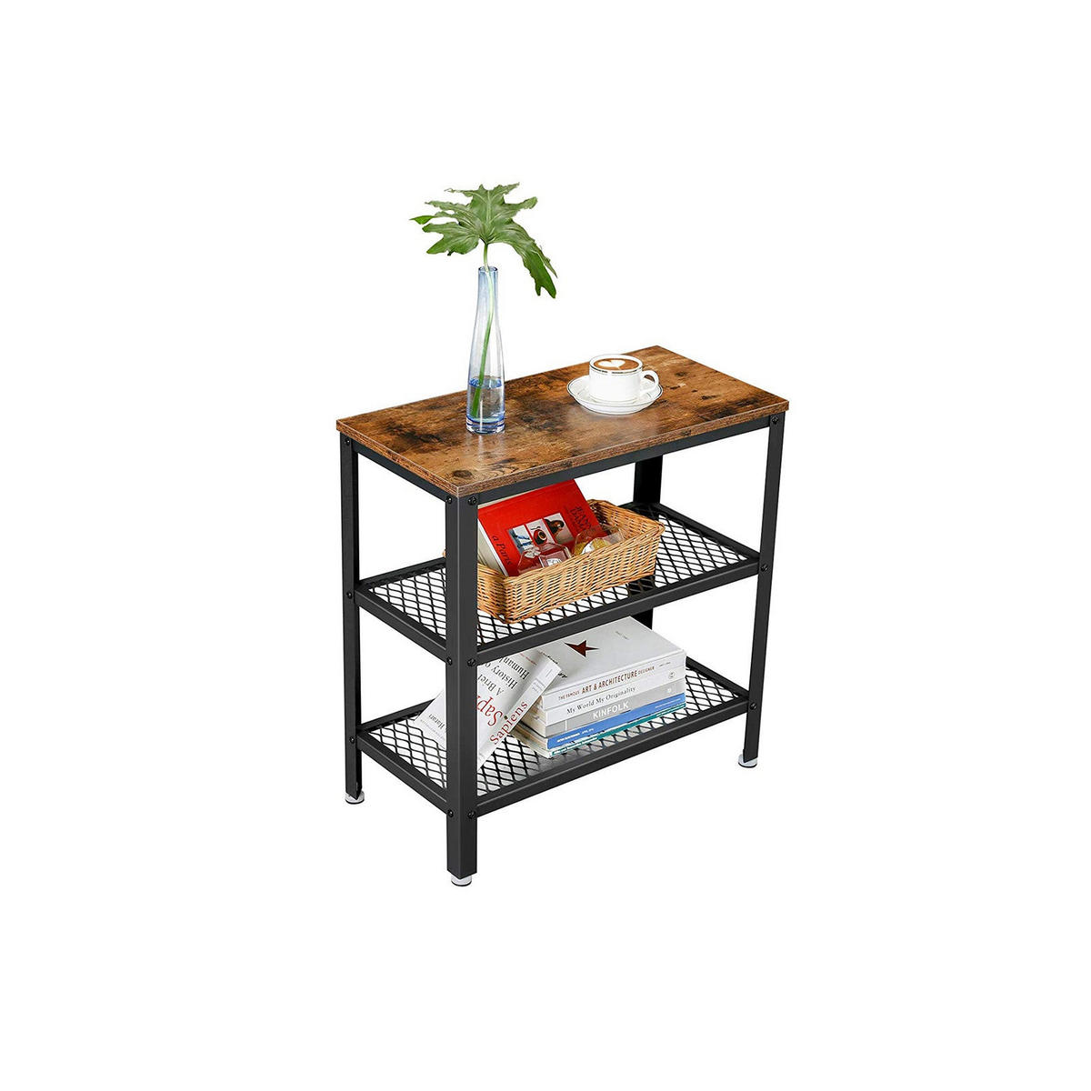 BEISTELLTISCH COUCHTISCH - Braun, Holzwerkstoff (60/30/60cm) - Hansiro
