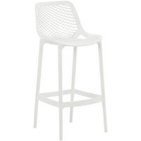 BARHOCKER Kunststoff Weiß - Weiß, Kunststoff (45/105/53cm) - CLP