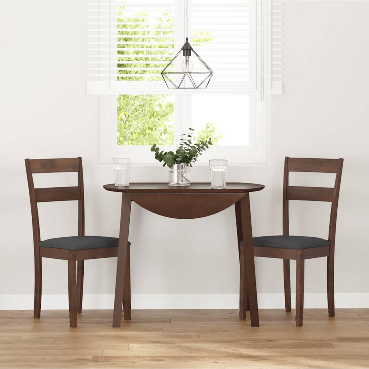 STUHL-SET 2 Stk Wehrbach 40/89/48 cm - Braun, Holz (40/89/48cm) - ZMH