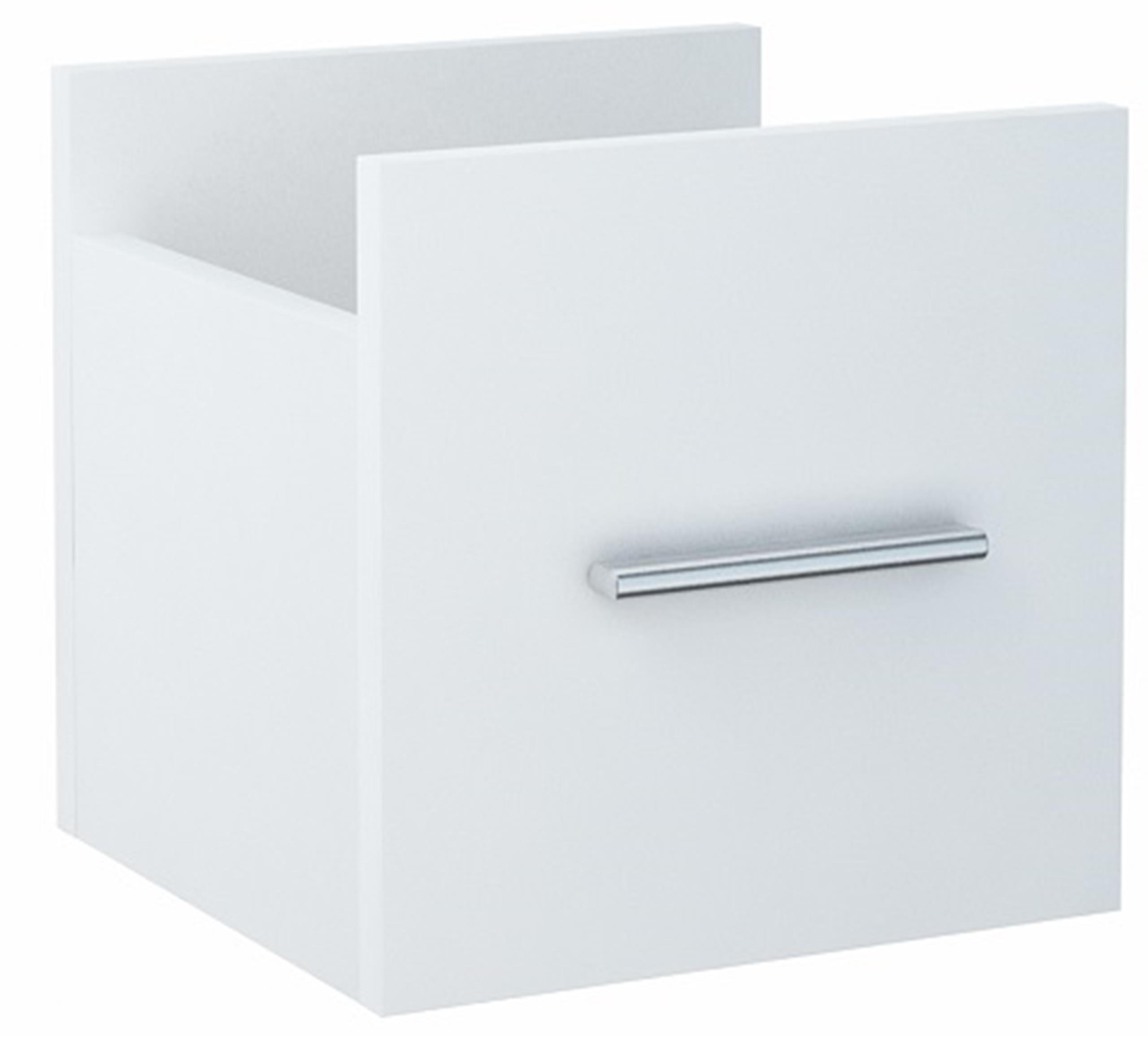 SCHUBLADE MODUS Weiß 34,6/27,5/34,6 cm - Weiß, Holzwerkstoff (34.6/34.6/27.5cm) - Matkam Möbel