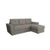 ECKSOFA Bellano Ecksofa L-Form- links oder rechts montierbar, grau - Grau, Holz (243/156cm) - Panda Möbel