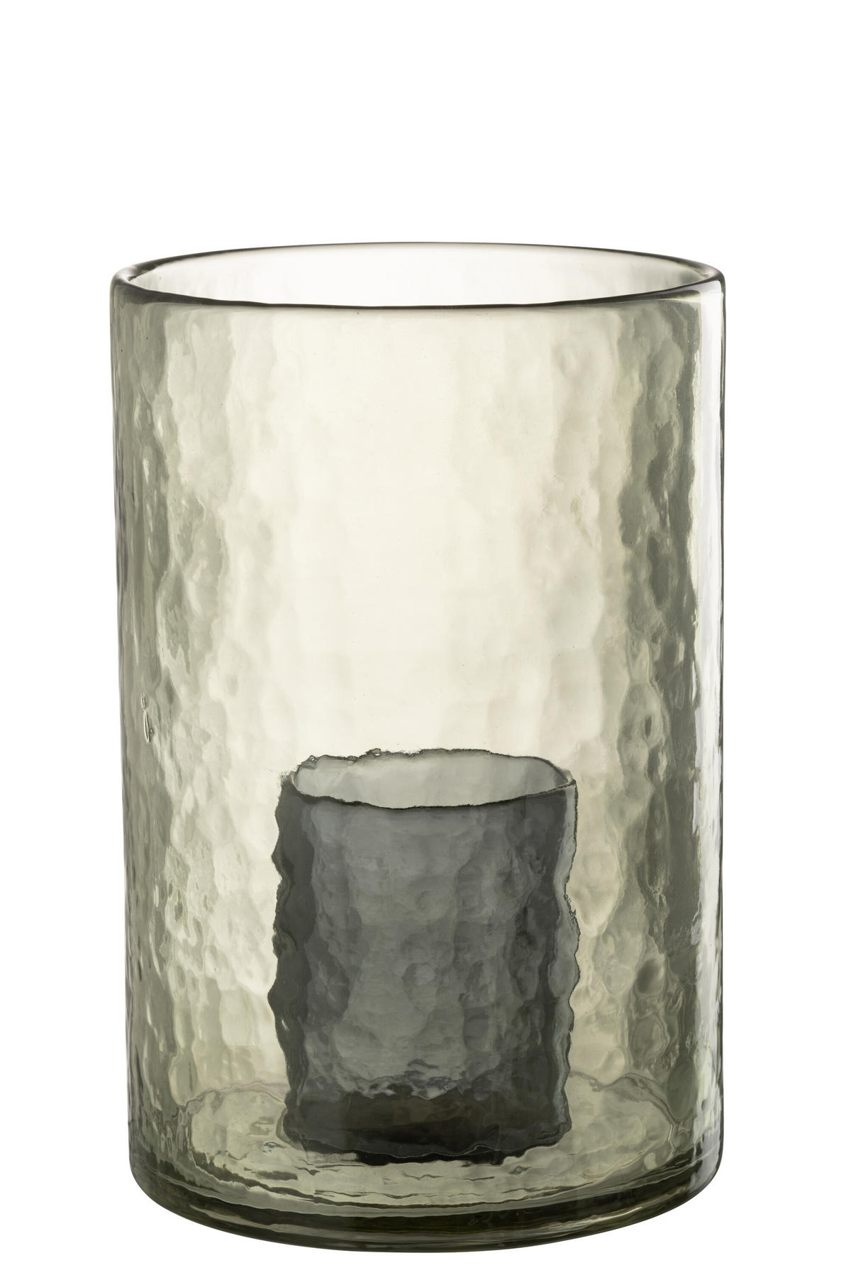 KERZENHALTER DUBBEL - Glas - Grün - L - Grün, Glas (20.5/30.5cm) - J-Line