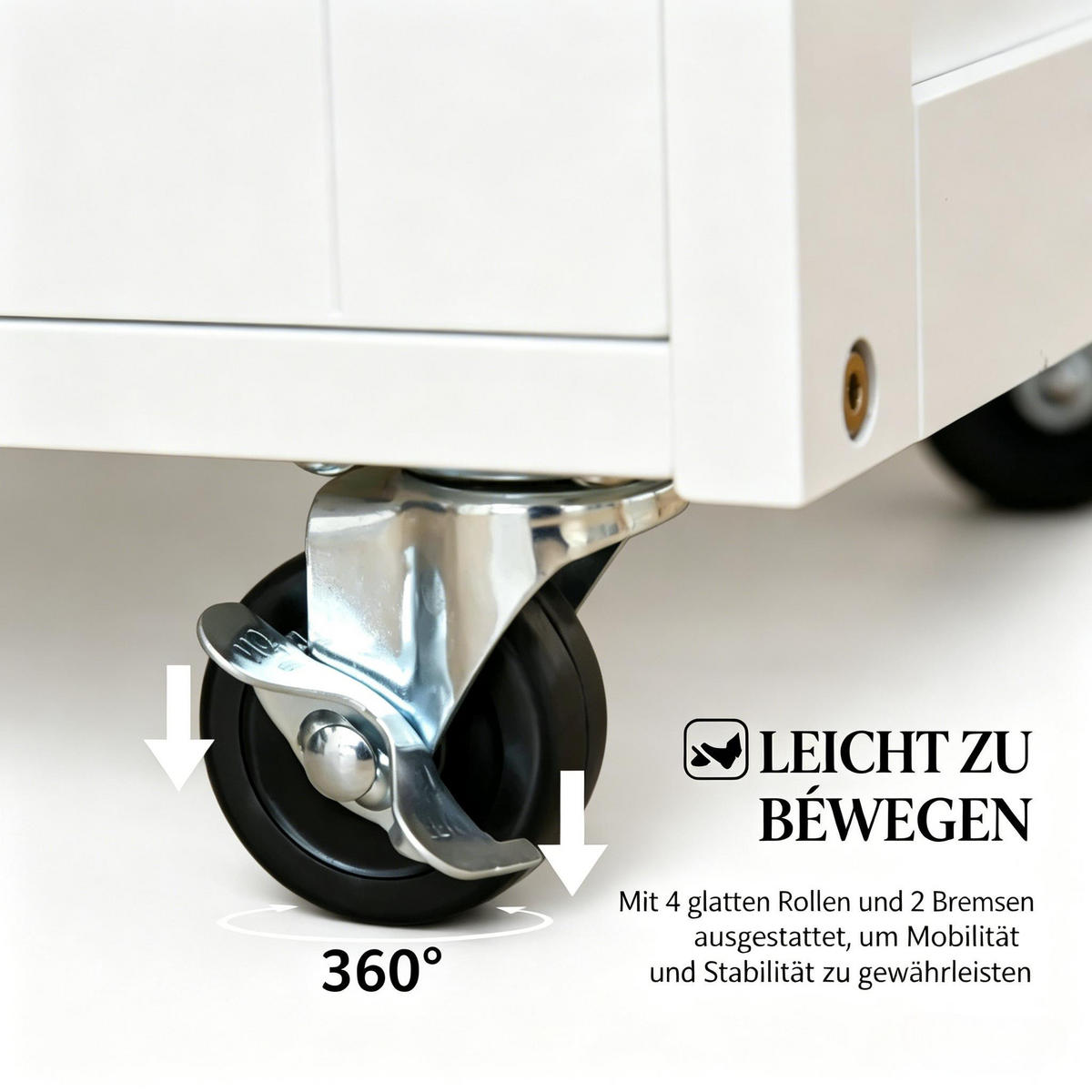 KÜCHENWAGEN 67/37/87 cm, Weiß - Weiß, Holzwerkstoff (37/87/67cm)