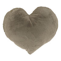 DEKOKISSEN Crush Taupe 65/60/8 cm - Taupe, Textil (60/65cm) - Unique Living