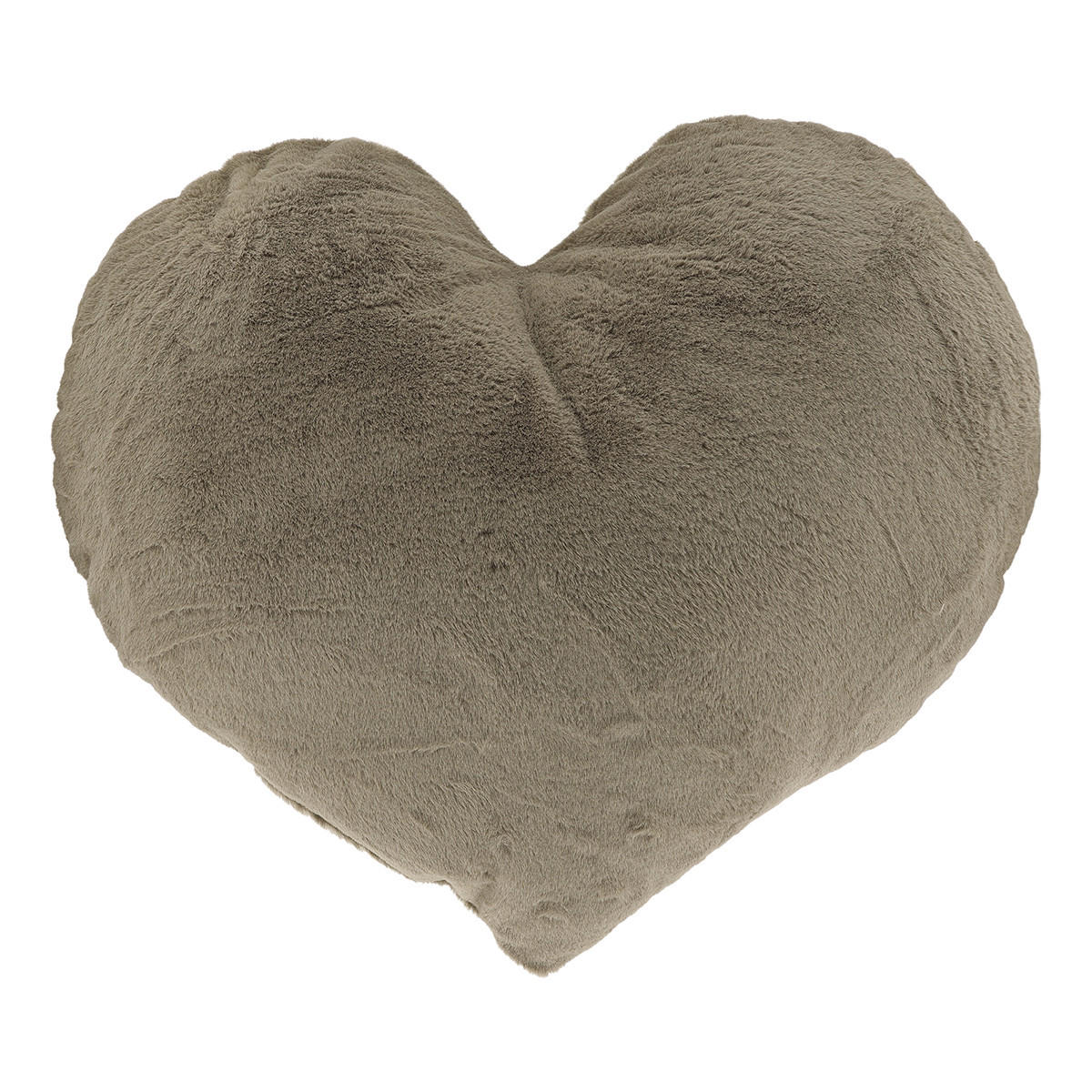 DEKOKISSEN Crush Taupe 65/60/8 cm - Taupe, Textil (60/65cm) - Unique Living
