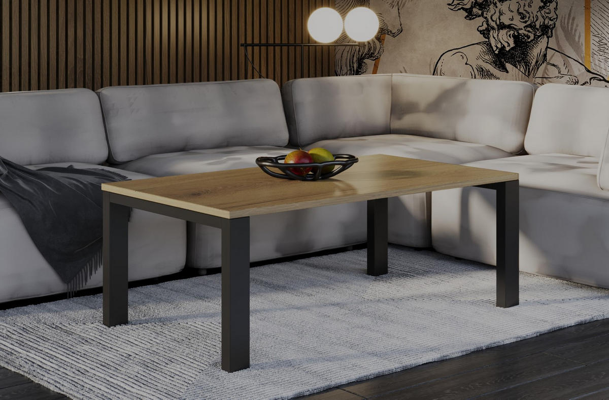COUCHTISCH Garold - Eichefarben, Holzwerkstoff (120/80/55cm) - Endo-Moebel
