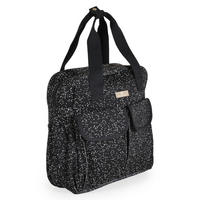 WICKELTASCHE Mivida schwarz Wickelunterlage, Reißverschluss, Schultergurte, Handtaschengurt, Clips - Schwarz, Textil (38/36/15cm) - Cangaroo