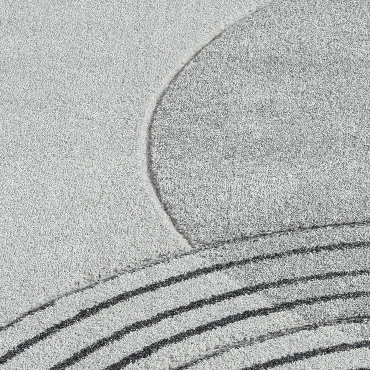 KURZFLOR-TEPPICH Bonito 7157 Grau 140x200 cm - Grau, Textil (140/200cm) - carpet city
