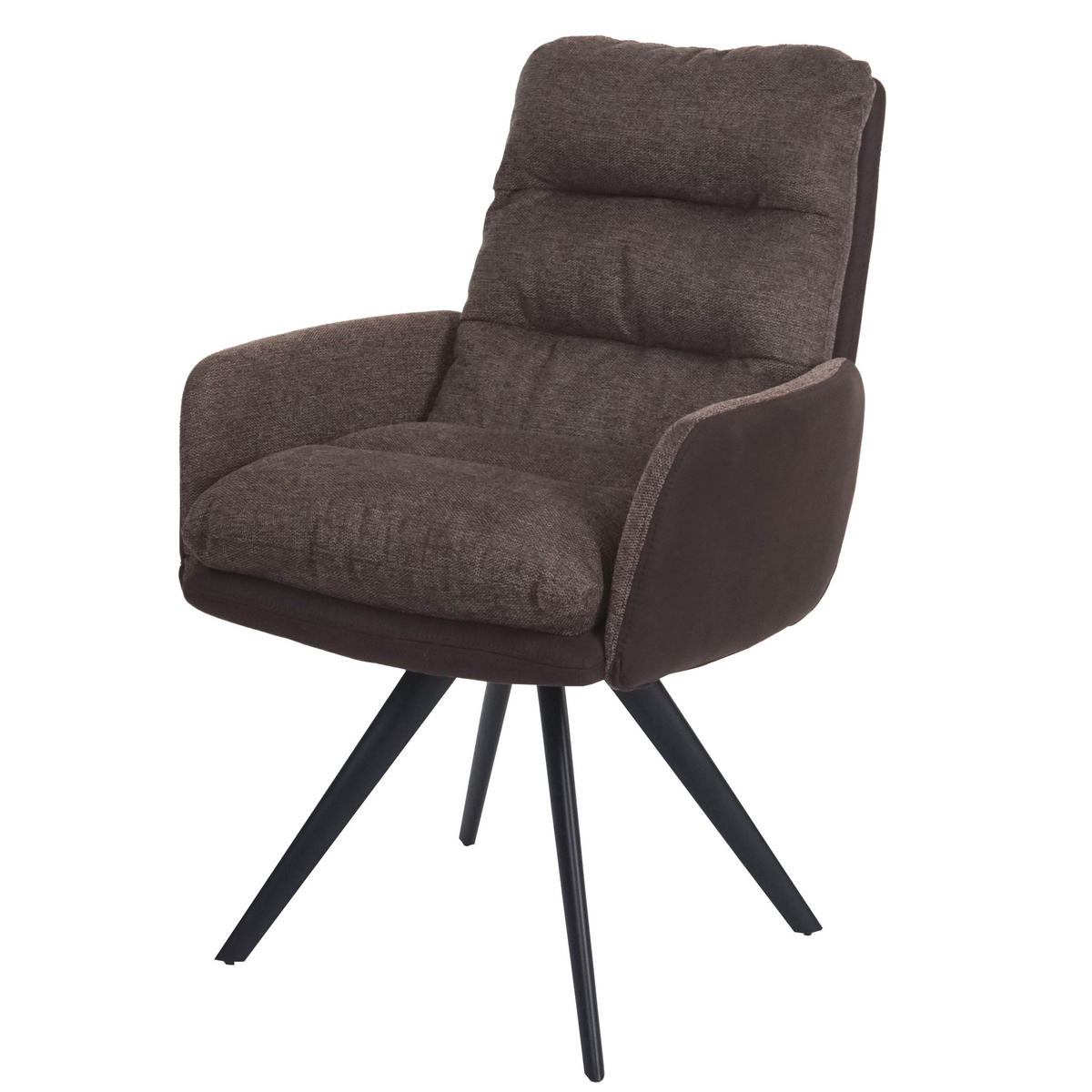 ESSZIMMERSTUHL Braun - Braun, Textil (59/93/68cm) - MCW