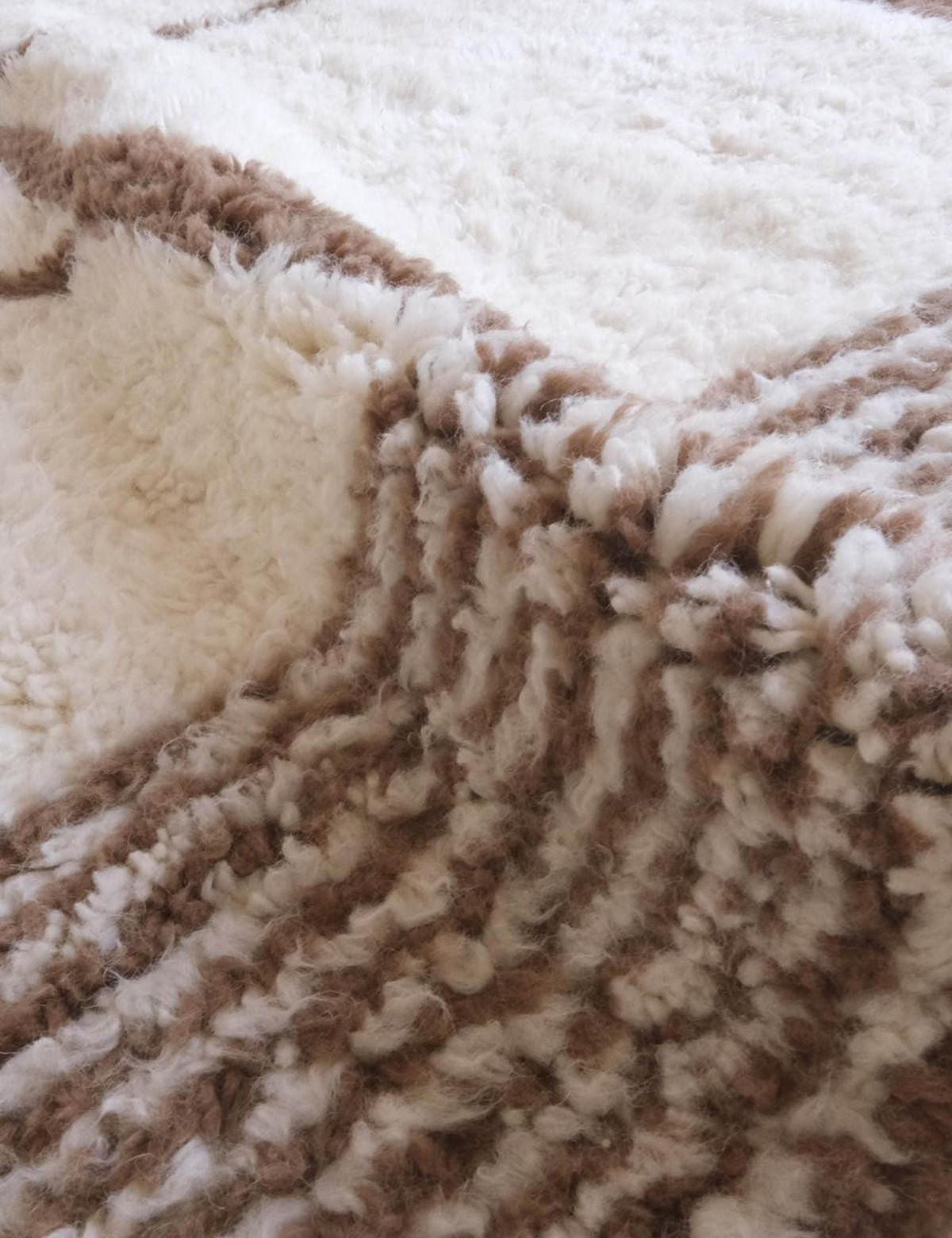 BERBERTEPPICH Grafik dekorativ 245x 352 cm - Braun, Naturmaterialien (245/352cm) - AFK Living