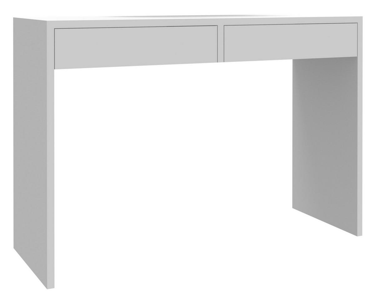 SCHREIBTISCH Astral Weiß 115/40/78 cm - Weiß, Holzwerkstoff (40/115/78cm) - Matkam Möbel