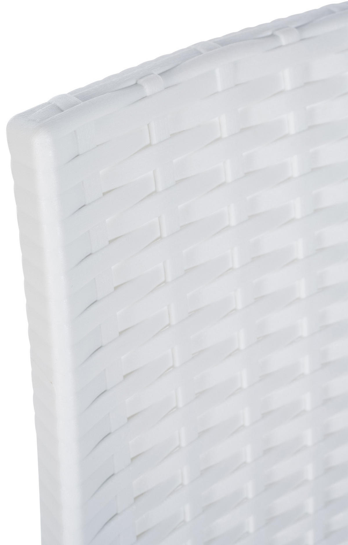 BARHOCKER 2er Set Kunststoff weiß - Weiß/Grau, Kunststoff (40/108/51cm) - CLP