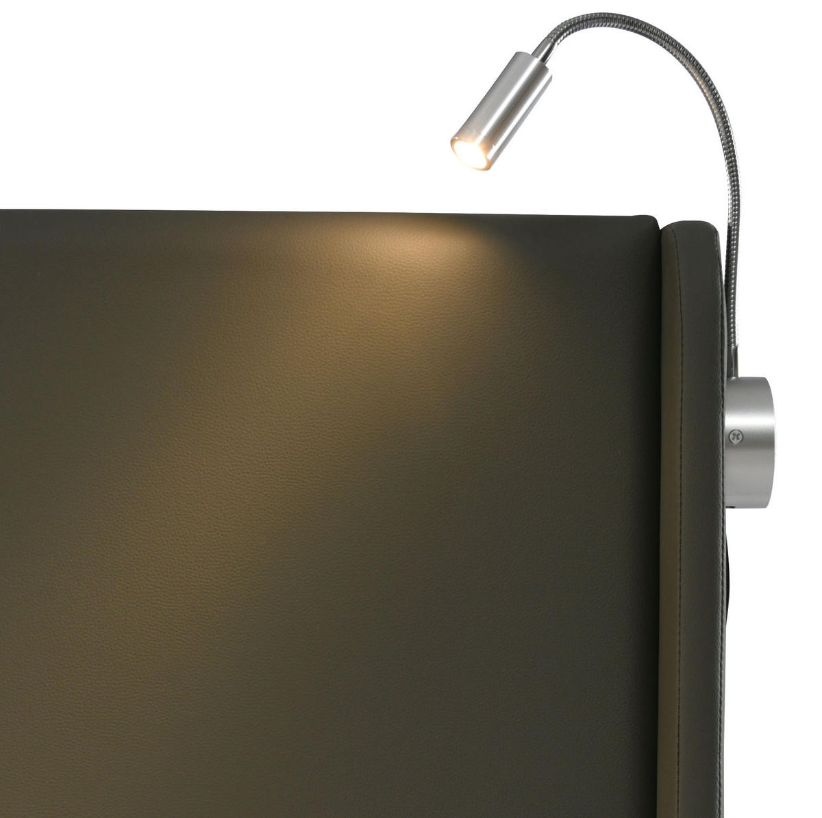 POLSTERBETT 140/200 cm grau aus PU mit Bettkasten - Grau, Kunststoff (140/200cm) - OKMYHOME