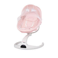 BABYWIPPE E-Sway rosa Bluetooth, Bewegungssensor, 5 Schwunggeschwindigkeiten, Fernbedienung - Rosa, Metall - Chipolino