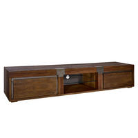 TV-BOARD Mango 205x48x39 braun lackiert Amsterdam #02 - Braun, Holz (205/39/48cm) - Massivmoebel24