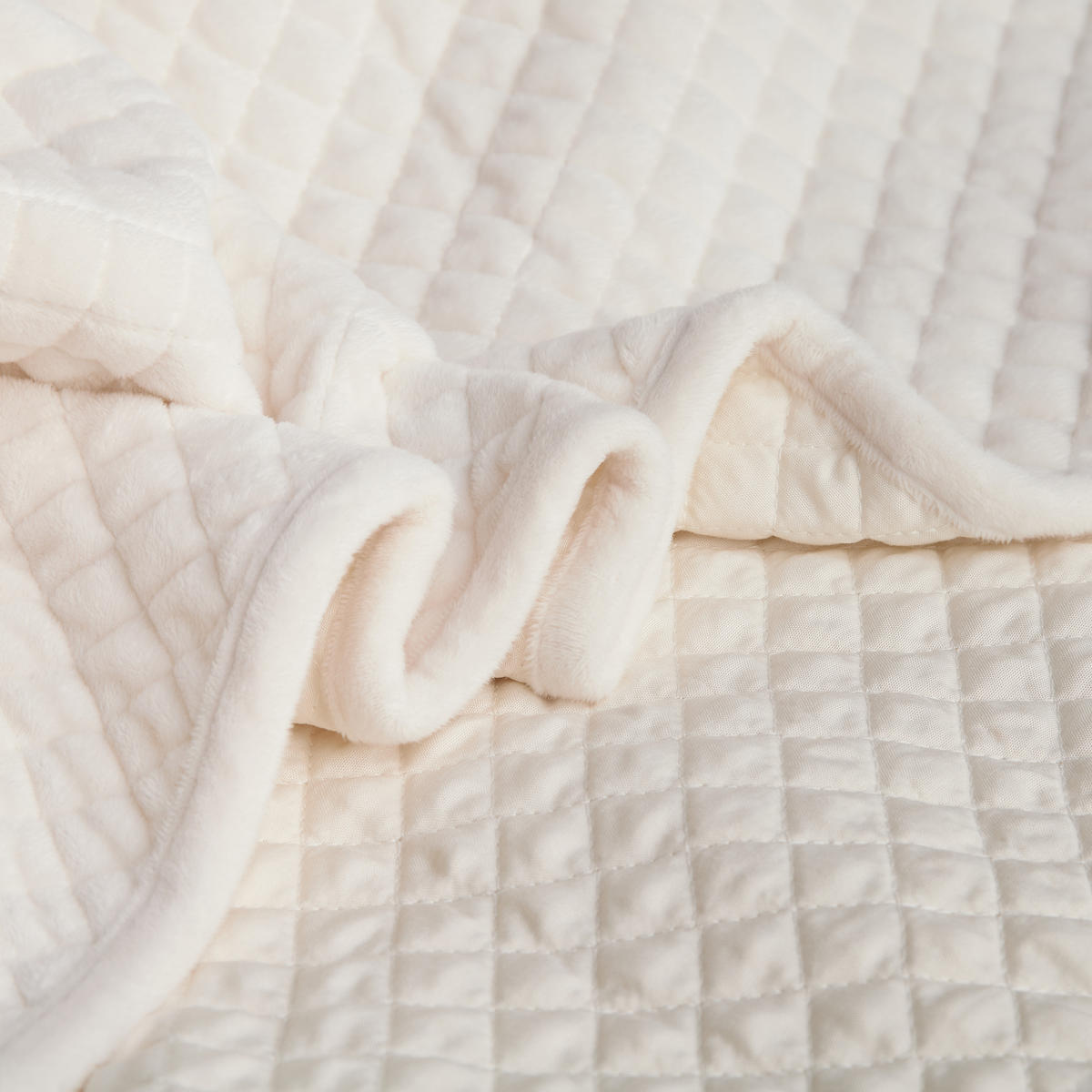 TAGESDECKE Plums - Ecru, Textil (200/220cm) - home&you