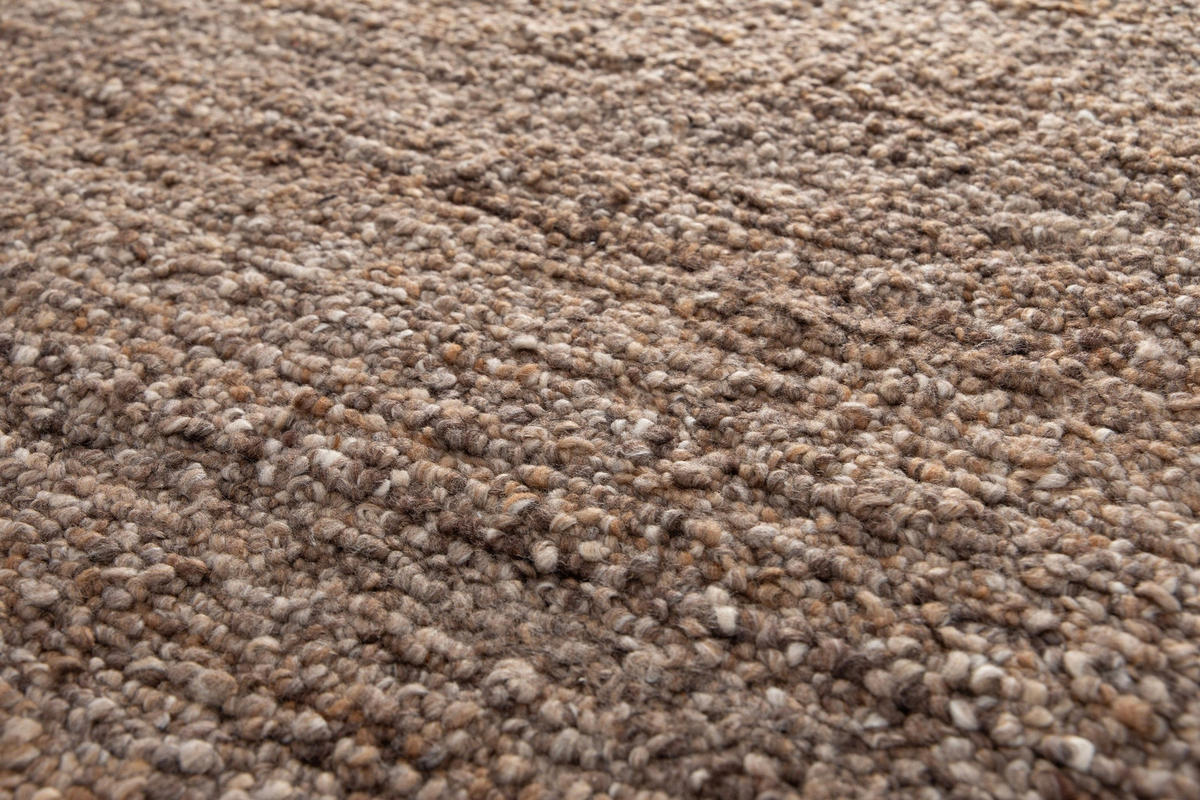 SCHLINGENTEPPICH im natürlichen Stil bruin - Braun, Textil (200/290cm) - AFK Living