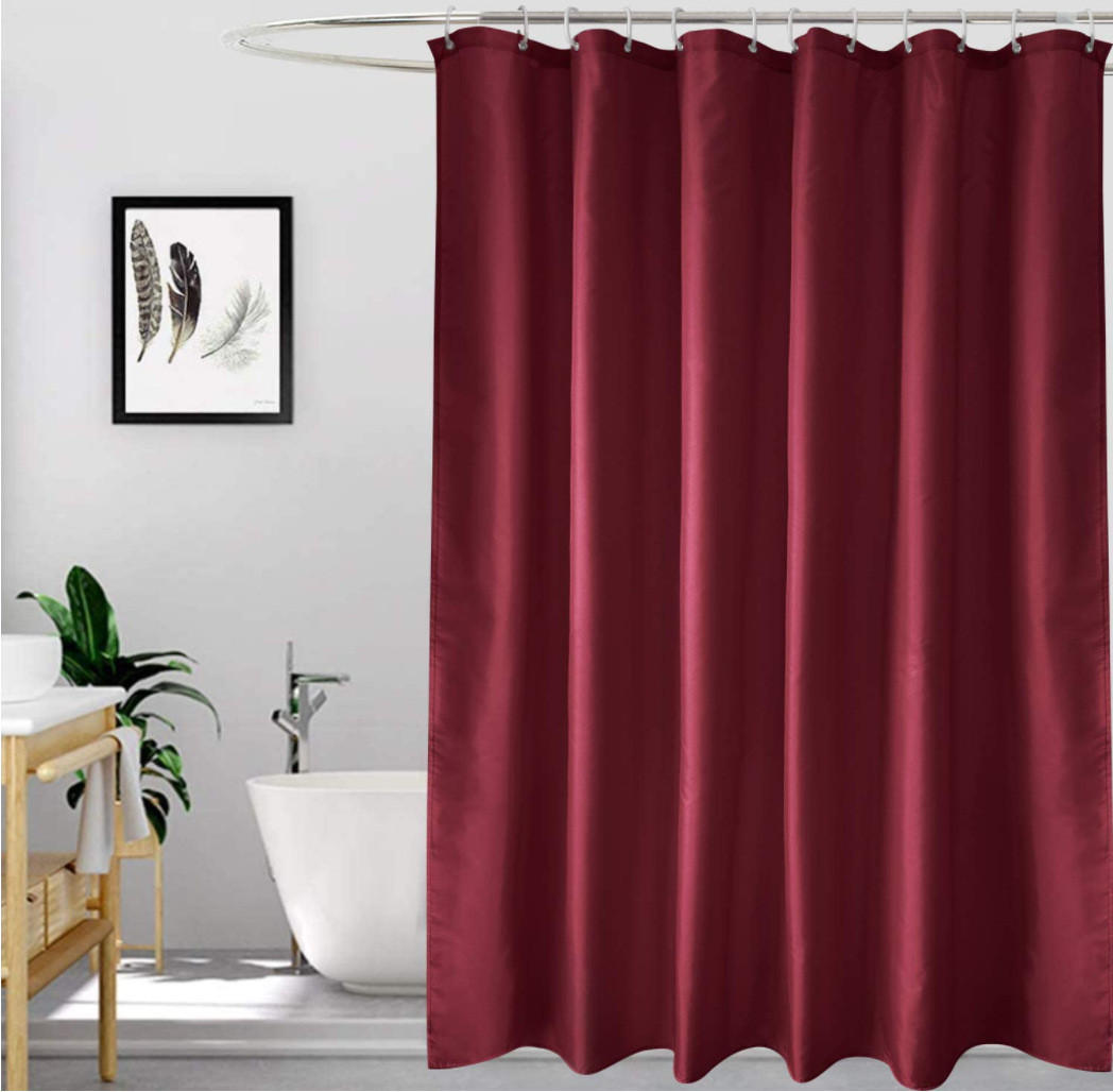 Mcboson Duschvorhang Rot 180x180 cm