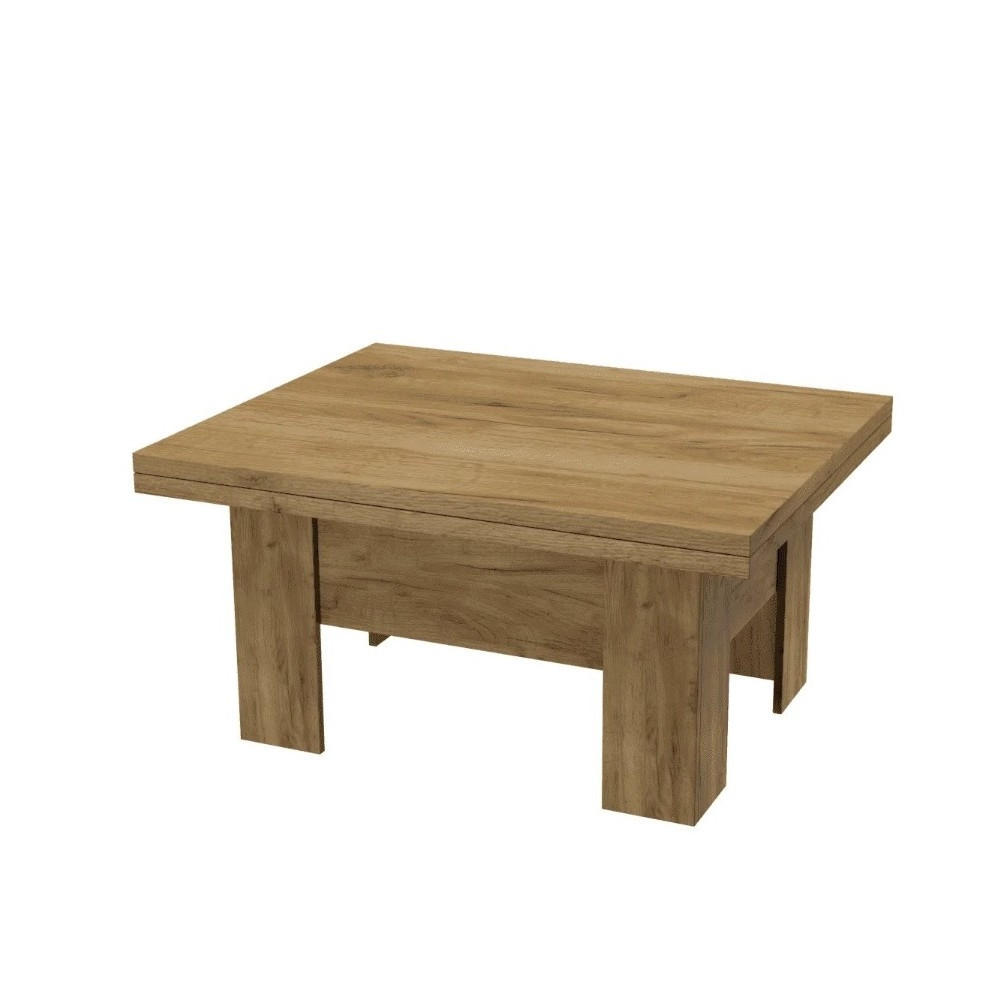 Masseno Esstisch Eiche Wotan 80x78x100 cm