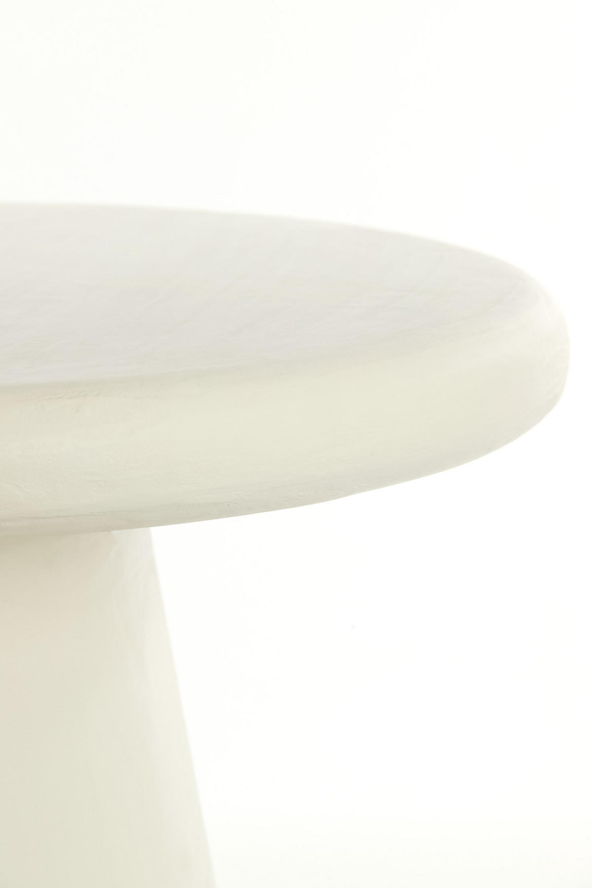 COUCHTISCH Kulona Weiß Ø70/38 cm - Weiß, Holz (70/70/38cm) - Light & Living