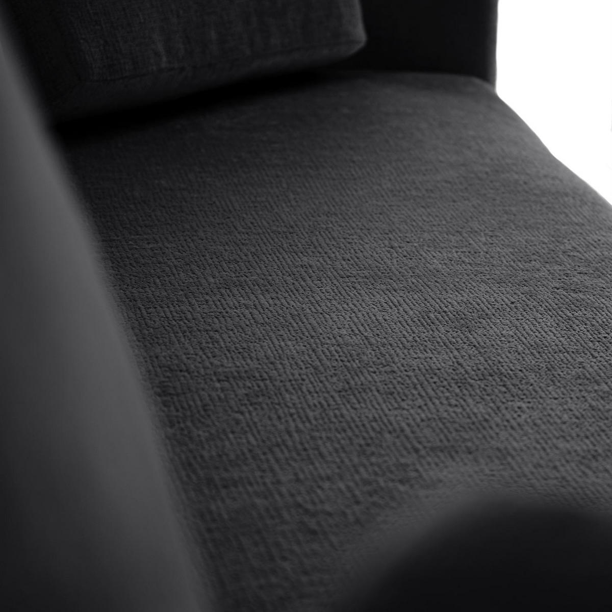 SOFA NUBO mit Schlaffunktion und Bettkasten Harmony 90 - Grau, Textil (205/91/86cm) - Lookway