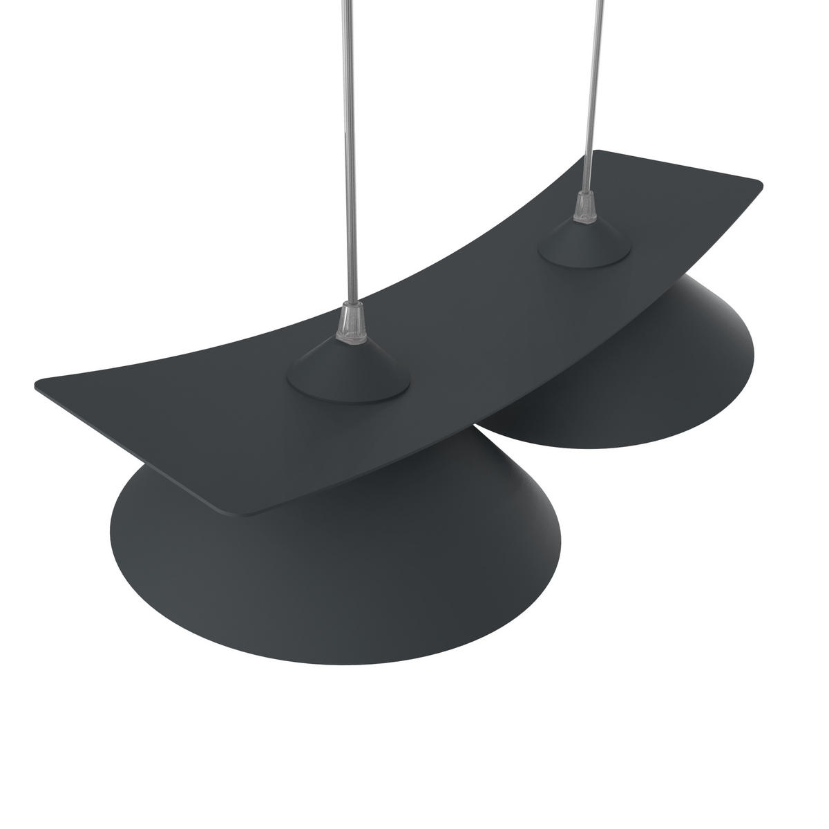 HÄNGELEUCHTE - Anthrazit, Metall (25/50/16cm) - Lumicom