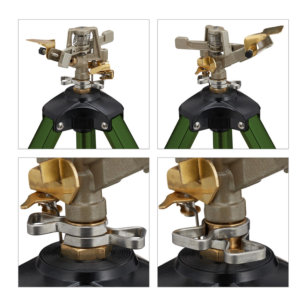 SPRINKLER - Multicolor, Metall (94/90/82cm) - Relaxdays