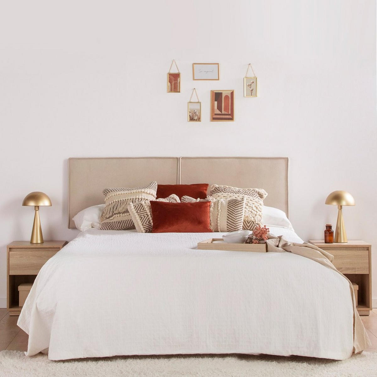 NACHTTISCH MIT 1 SCHUBLADE Oslo Natürlich 40 cm x 50 cm - Naturfarben, Holzwerkstoff (40/50/35cm)